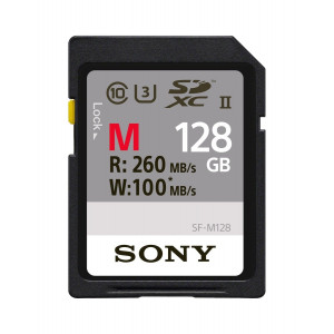 Sony 128 GB SDXC Secure Digital Flash Speicherkarte - Extra Professional Series Class 10 uhs-ii/U3 (Lesen 260 MB/s Schreiben 100 MB/s) - sfg1 m-21